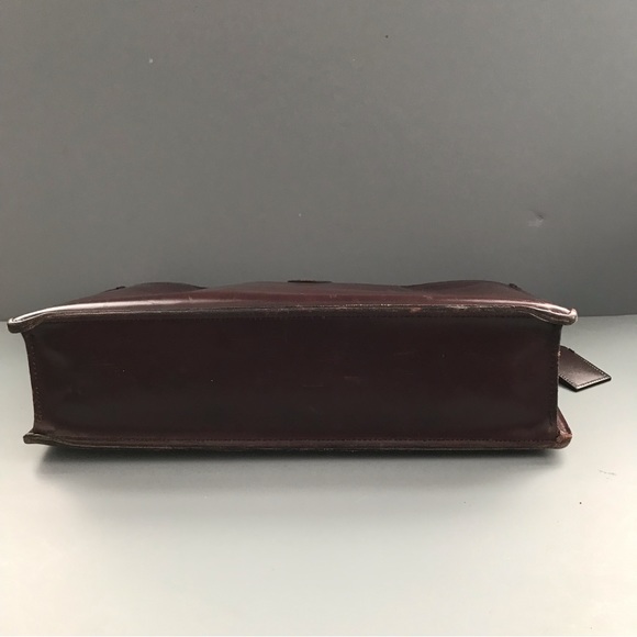 Hartmann Leather Vintage Mahogany Document Executive Briefcase 1940’s Lawyer - Picture 14 of 15